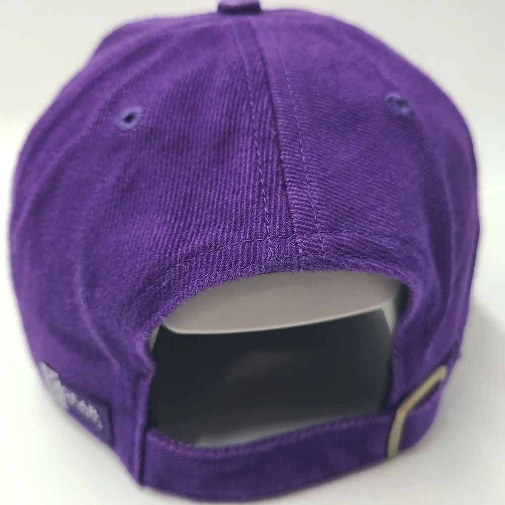Vintage Operation Enduring Freedom Hat Strapback Purple USA Military OEF War Men